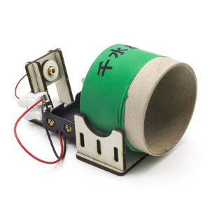 Kit d'expériences scientifiques, modèle de tube motorisé en carton, jouet éducatif pour enfants de 7 à 9 ans, alimenté par batterie, commande manuelle, géométrique - Product Image 1