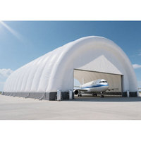 Tente pneumatique de structure de hangar gonflable durable de voûte d'aviation pour l'entretien d'avions
