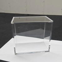 Boîte acrylique magnétique forte Cube boîtes acryliques vitrine de comptoir Booster boîte acrylique étui pour Pokémon
