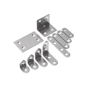 304 Stainless Steel Angle <b>Bracket</b> L Shape <b>90</b> <b>Degree</b> Right Angle <b>Bracket</b> For Cabinet Shelf Support Furniture Hardware Durable - Product Image 2