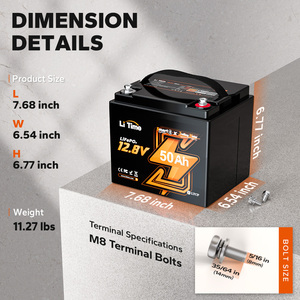 Motor de Arrastre con Batería de Litio LiFePO4 de 12V 50Ah y Monitoreo por App Bluetooth para Botes de Pesca, Kayaks y Embarcaciones Marinas Pequeñas <span class=keywords><strong>TM</strong></span> - Product Image 2