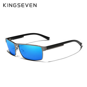 KINGSEVEN Stainless Steel Frame Polarized UV400 Sun Glasses Men's Eyewear Shades 7756 with <strong>TAC</strong> Lenses Designed for Men - Product Image 3