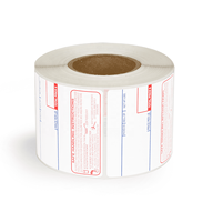 Étiquettes d'ingrédients UPC 58 mm x 60 mm, étiquettes adhésives thermiques pré-imprimées personnalisées, étiquettes de prix avec code-barres 58x40/58x60, autocollant pour supermarché