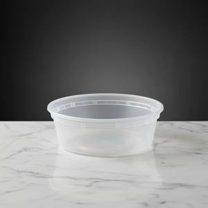 Contenedores de Alimentos Delicatessen al por Mayor, 8oz, 16oz, 32oz, Libres de BPA, Herméticos, Redondos, de Plástico, Proveedor OEM, Fábrica en Vietnam - Product Image 1
