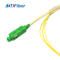 LC APC monomodo Simplex G652D Cable de fibra óptica Cable de conexión de comunicación de red