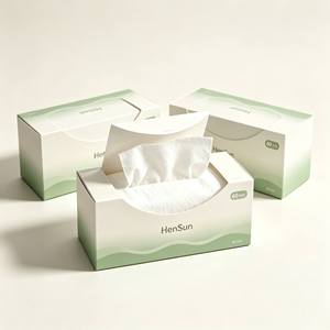 Facial Tissue Paper Box 3 Ply Eco-friendly Ultra Soft Cotton Home Use Customized Daily Care - Product Image 4