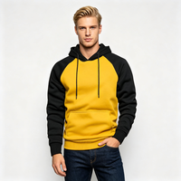 Sweat-shirt à capuche TOLOER pour homme, 100 % polyester, en molleton mélangé, manches longues, avec poches kangourou