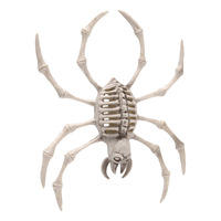 Décoration d'Halloween en plastique, araignée squelette lumineuse, simulation d'horreur pour bar, maison hantée, utilisation intérieure/extérieure