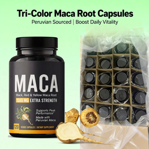 Capsule di <span class=keywords><strong>Maca</strong></span> Peruviana 1500mg |   <span class=keywords><strong>Maca</strong></span> Nera <span class=keywords><strong>Rossa</strong></span> e Gialla per Energia e Resistenza, Supporta le Prestazioni di Picco e l'Equilibrio Ormonale, Integratore Alimentare per Adulti - Product Image 3