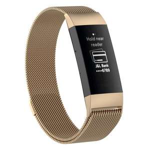 <span class=keywords><strong>Bracelet</strong></span> de montre en acier inoxydable de luxe, boucle milanaise, fermoir magnétique en métal, <span class=keywords><strong>bracelet</strong></span> de montre pour <span class=keywords><strong>Fitbit</strong></span> Milanese Loop - Product Image 4