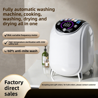 Nouvelle machine à laver le linge intime électrique à chargement par le haut entièrement automatique avec cuve en acier inoxydable, lavage, essorage et déshydratation tout-en-un pour la maison