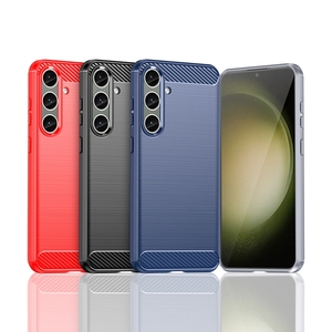 Funda de TPU con Acabado de Fibra de Carbono de Lujo para Samsung Galaxy S25 S24 S23 Ultra Plus A14 5G A22E A04S M13 4G <span class=keywords><strong>Xcover</strong></span> <span class=keywords><strong>6</strong></span> <span class=keywords><strong>Pro</strong></span> 2 - Product Image 1