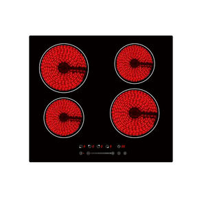 Electrodomésticos de cocina hechos en China, vitrocerámica de vidrio de 4 placas, placa de cerámica integrada para cocinar, cocina infrarroja - Product Image 1