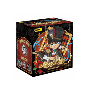 Lot de 60 boîtes en gros : Série de badges en étain Kayou <span class=keywords><strong>Detective</strong></span> <span class=keywords><strong>Conan</strong></span>, Boîte mystère Phantom Scintillant pour collection de jouets, Boîte de cartes Kayou - Product Image 1
