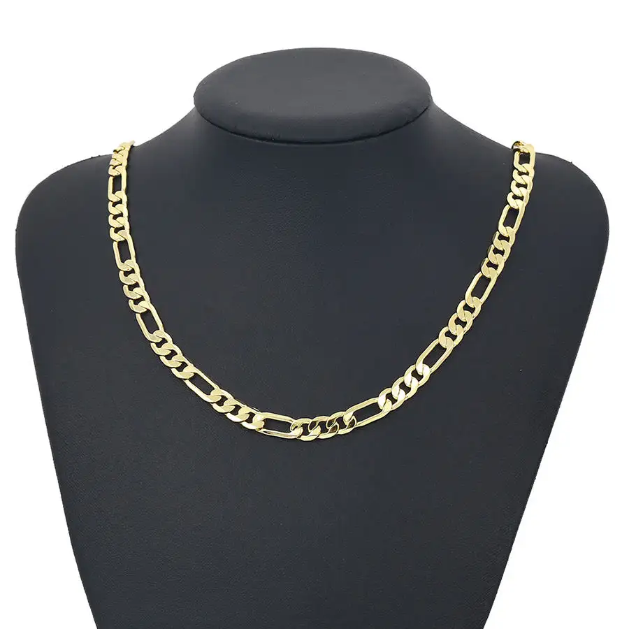 Модные цепочки ювелирные изделия 14k позолоченные тяжелые мужские цепочки ожерелье, Бижутерия на заказ ожерелье