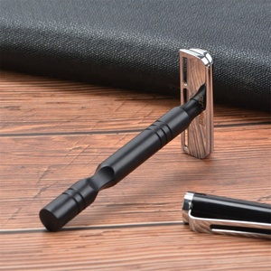 Yaqi Matte Black Brass Handle Single Blade <strong>Straight</strong> <strong>Safety</strong> <strong>razor</strong> - Product Image 6
