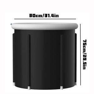 Baignoire de récupération par cryothérapie portable, durable et pliable pour adultes, en PVC gonflable, pour salle de bain - Product Image 5