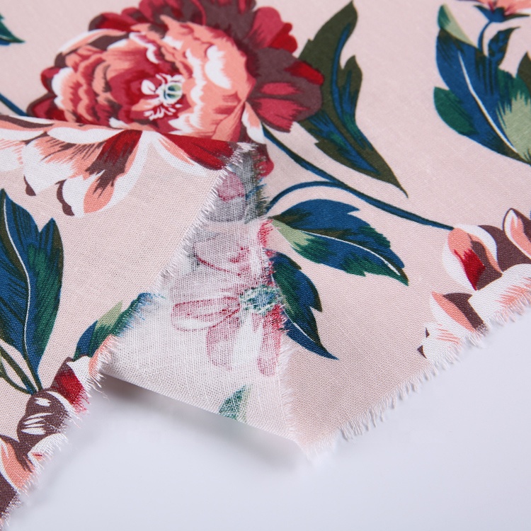 Женское длинное платье-рубашка из вискозы с цветочным принтом