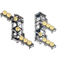 Elevatore Verticale Industriale Continuo e Convogliatore di Sollevamento Verticale Continuo per Linee di Imballaggio