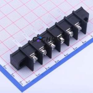 KF45HM-9.5-6P Barrier Terminal Block Through hole Component (THT),P=9.5mm Connector Two Sides 9.5mm 1x6P Straight Pin - Product Image 1