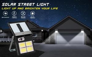 Lampe murale solaire à détection de présence humaine pour jardin, lumière de nuit LED, recharge solaire, lampe solaire étanche, lampadaire mural - Product Image 4