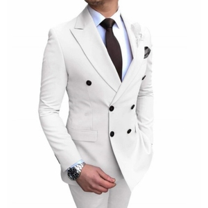 Completo da Sposo Classico 2023, Ultimo Design di Smoking, Abiti da Uomo con Risvolto a Punta, Completo da Cerimonia per Testimone (Giacca + Pantaloni) - Product Image 6