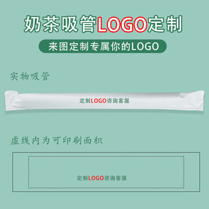 หลอดดูดน้ำ PP เกรดอาหาร ชวงซิงหลง แบบตรง ทนความร้อน บรรจุภัณฑ์แยกชิ้น สำหรับชานมไข่มุก - Product Image 2