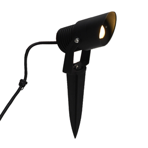 Lampe <span class=keywords><strong>LED</strong></span> d'extérieur à piquet pour jardin, IP65, 10W, DC24V, aluminium, blanc chaud - Product Image 2