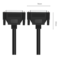 Câble Wavelink personnalisé avec connecteur D-SUB DB9 DB15 DB25 DB50 mâle vers femelle, câble RS232 pour ordinateur HDTV