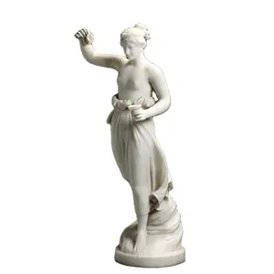 Berühmte schöne griechische weiße Marmor weibliche Frauen figur Statue