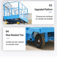 Nouvelle table élévatrice mobile hydraulique à ciseaux avec garde-corps de sécurité et élingue de levage pour la ligne d'assemblage en atelier et la manutention de pièces