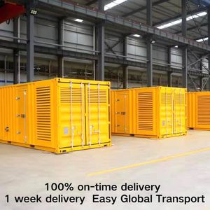 Heavy Duty 3 Phase Genset SDEC 1200kW 1500kVA Containerized <b>Generator</b> Set <b>Generators</b> for Sale With Auto Start 1500rpm - Product Image 1