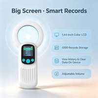 Lecteur/écrivain NFC portable LF RFID pour étiquettes d'animaux avec prise en charge EM4305, distance de lecture de 8 cm, matériau ABS, compatible Android 11