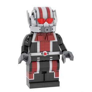 MOC1215 superhéroe grande Antman modelo DIY ladrillos de plástico juegos de bloques de construcción rompecabezas juguetes educativos para niños 670 Uds - Product Image 6