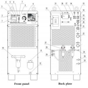 Source d'alimentation plasma IGBT LGK-400 400A pour découpe plasma industrielle lourde, utilisation CNC pour la découpe de métaux - Product Image 4
