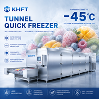 KHFT Vis Snelvriesmachine Kleine Vloeibare Stikstof IJs Iqf Blast Tunnel Vriesmachine