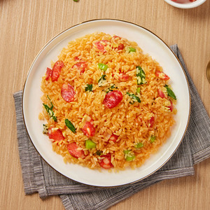 Riz Frit Surgelé en Gros Saveur Fruits de Mer Thaï Sanquan, Saveur Saucisse Cantonaise, Saveur Classique Yangzhou, Boîte de 6kg - Product Image 4