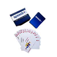 Cartes à Jouer Personnalisées avec Logo Imprimé Double Face en PVC Mat Lisse pour Voyage avec Boîte – Faible MOQ Usine