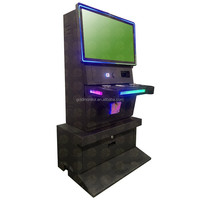 Mesin Game Arcade Vertikal 27'' Custom Terlaris dengan Tombol Tekan, Akseptor, Papan Fusion 5, dan Mesin Game Skill Berbahan Kayu