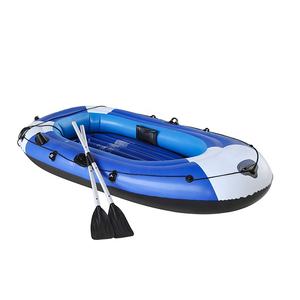 Radeaux gonflables bleus aviron <span class=keywords><strong>bateau</strong></span> <span class=keywords><strong>de</strong></span> pêche pagaie Kayak gonflable PVC Portable Sports nautiques canoë - Product Image 1