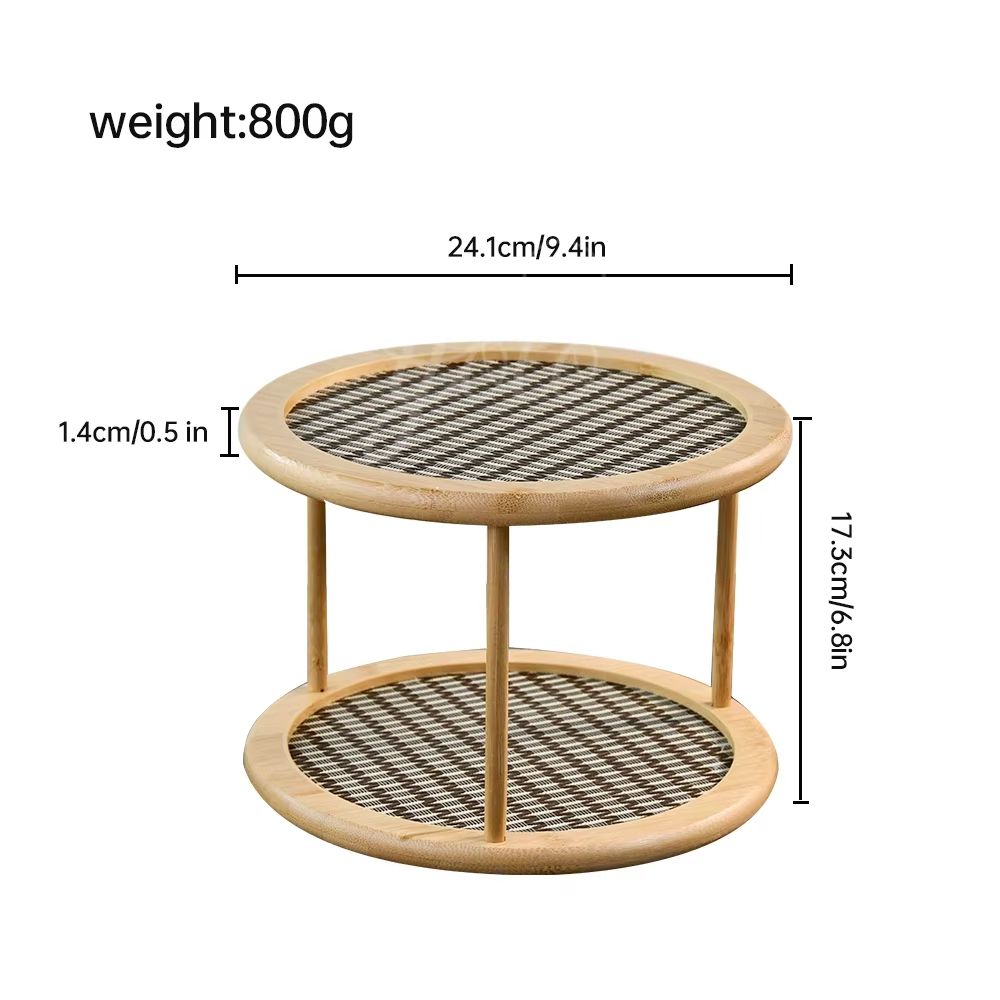 Pastel de soporte de 2 capas