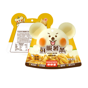 Dudu Potato Classic Original 50g Patatas Fritas Saladas en Barra, Snacks Casuales, Bolsa Abierta Lista para Comer, Paquete Grande, Mongolia Interior - Product Image 2