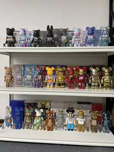 Bearbrick Bears Brick all'Ingrosso, 70cm 1000%, 28cm 400%, Giocattolo di Design, Orso Punk Placcato - Product Image 6
