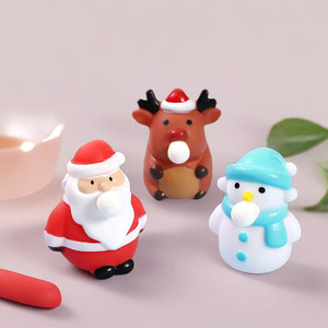 Hot Selling Christmas Santa Claus Squishy Toys Christmas Stress Relief Toys <b>Squeeze</b> <b>Ball</b> Sensory Toys - Product Image 2