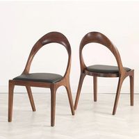 Chaise nordique moderne en bois massif chaise de salon chaise de salle à manger de Style moderne fauteuil de loisirs Restaurant hôtel