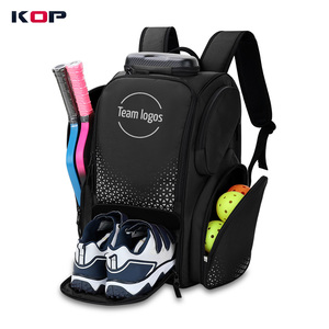 KOP Custom Large Capacity Water Resistant Pickleball Paddle Backpack Bag for Men Women with <strong>Shoes</strong> Compartment and Rackets Holder - Product Image 5