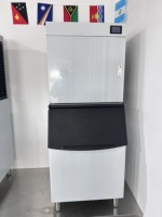Machine à glaçons industrielle réfrigérée 400 kg/24h en acier inoxydable avec pompe à air/eau pour hôtels – Fournisseur Fabricant