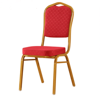 Sillas de Banquete Apilables de Alta Calidad al por Mayor para Hotel, Silla de Banquete Metálica