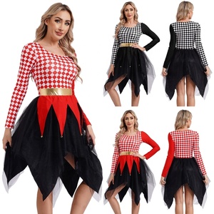 Woman Turkish Luxury Summer Casual Long Sleeve <b>Prom</b> Tulle Skirt With Bells Plaid Halloween Casual Women Dresses - Product Image 1