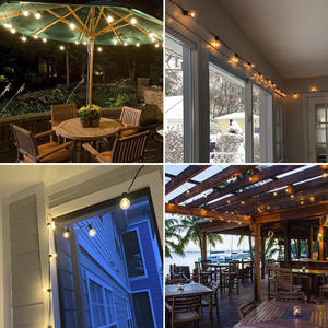 क्रिसमस आंगन गार्डन सजावट आउटडोर कैंपिंग वाटरप्रूफ के नेतृत्व वाली G40 लाइट बल्ब स्ट्रिंग - Product Image 5